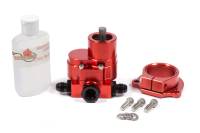 Sprint Car Parts - Fuel System Components - Waterman Racing Components - Waterman Racing Components Race Saver Hex Driven Fuel Pump 210 gph Three 6 AN Male Ports Aluminum - Red Anodize