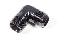 Triple X Race Co. Adapter Fitting 90 Degree 16 AN Male to 1" NPT Male Aluminum - Black Anodize