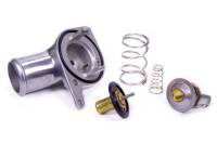 Thermostats, Housings and Fillers - Water Necks and Thermostat Housings - PRW Industries - PRW INDUSTRIES 1-1/2" ID Hose Water Neck and Thermostat 180 Degree Thermostat Replacement Aluminum - Polished