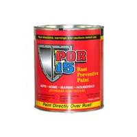 Paints, Coatings  and Markers - Rust Preventive Paints - POR-15 - Por-15 Rust Preventive Paint Urethane Semi-Gloss Black 1 qt Can - Each