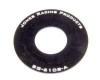 Jones Racing Products 1/4" Thick Belt Guide 1-1/4" Hole Aluminum Clear Anodized - 2-5/8" Diameter Pulley