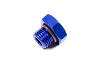 Fragola Performance Systems Plug Fitting 6 AN Male O-Ring Hex Head Aluminum - Blue Anodize