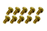 AED Performance Philips Head Throttle Plate Screws Brass Natural Holley Carburetors - Set of 10