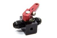 Waterman Racing Components Fuel Shut Off Shut Off Valve Manual Dash Mount 6 AN Male Inlet/Outlet - Aluminum