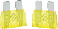 Electrical Wiring and Components - Fuses - QuickCar Racing Products - QuickCar Racing Products ATC Fuse 20 amp Plastic Yellow - Set of 5