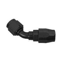 XRP Hose End Fitting 45 Degree 12 AN Hose to 12 AN Female Double Swivel - Aluminum