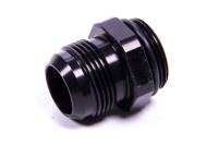 Meziere Enterprises Adapter Fitting Straight 16 AN Male to 16 AN Male O-Ring Aluminum - Black Anodize