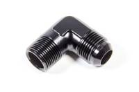 Triple X Race Co. Adapter Fitting 90 Degree 12 AN Male to 3/4" NPT Male Aluminum - Black Anodize