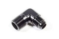 Triple X Race Co. Adapter Fitting 90 Degree 10 AN Male to 3/4" NPT Male Aluminum - Black Anodize