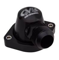 Water Necks and Thermostat Housings - Water Necks and Components - CVR Performance Products - CVR Performance Products 90 Degree Water Neck 16 AN Male Swivels O-Ring