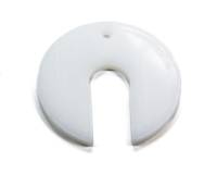 Bump Stops - Shims, Packers, Spacers & Nuts - RE Suspension - RE Suspension 1/8" Thick Bump Stop Shim 1/2" Shaft Plastic White - Each