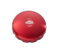 Jaz Products Twist Lock Fuel Cell Filler Cap 2-1/2" OD Aluminum Red Anodize - Each