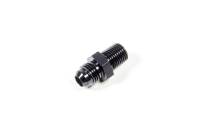 Triple X Race Co. Adapter Fitting Straight 6 AN Male to 1/4" NPT Male Aluminum - Black Anodize