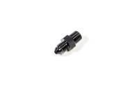 Triple X Race Co. Adapter Fitting Straight 3 AN Male to 1/8" NPT Male Aluminum - Black Anodize