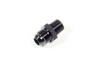 Triple X Race Co. Adapter Fitting Straight 8 AN Male to 3/8" NPT Male Aluminum - Black Anodize