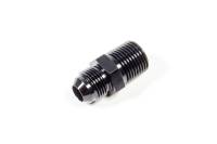 Triple X Race Co. Adapter Fitting Straight 8 AN Male to 1/2" NPT Male Aluminum - Black Anodize