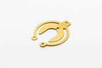 RE Suspension 1/32" Thick Bump Stop Shim 16 mm Shaft Aluminum Yellow - Each