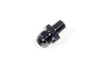 Triple X Race Co. Adapter Fitting Straight 8 AN Male to 1/4" NPT Male Aluminum - Black Anodize