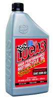 Lucas Oil Products High Performance Motor Oil 20W50 Synthetic 1 qt - Motorcycle