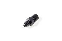 Triple X Race Co. Adapter Fitting Straight 4 AN Male to 1/4" NPT Male Aluminum - Black Anodize