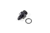 Triple X Race Co. Adapter Fitting Straight 4 AN Male to 6 AN Male O-Ring Aluminum - Black Anodize