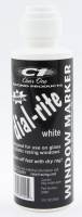 Paints & Finishing - Paints, Coatings & Markers - Clear 1 Racing - Clear 1 Racing Dial-Rite Dial-In Marker Window White Safe on Glass/Polycarbonate/Rubber - 3 oz Bottle/Applicator