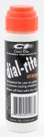 Clear 1 Racing Dial-Rite Dial-In Marker Window Orange Safe on Glass/Polycarbonate/Rubber - 1 oz Bottle/Applicator