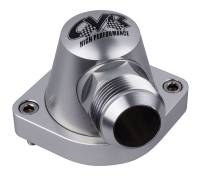 Water Necks and Thermostat Housings - Water Necks and Components - CVR Performance Products - CVR Performance Products 90 Degree Water Neck 16 AN Male Swivels O-Ring - Aluminum