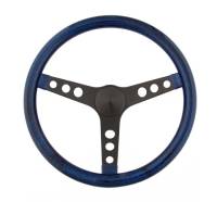 Grant Steering Wheels Metal Flake Steering Wheel 13-1/2" Diameter 3-Spoke - Blue Metal Flake Grip