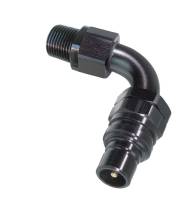 Jiffy-tite 2000 Series Quick Release Adapter 90 Degree 1/8" NPT Male to Quick Release Plug Valved - FKM Seal
