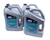 Lucas Oil Products TC-W3 Motor Oil Semi-Synthetic 1 gal Marine - Set of 4