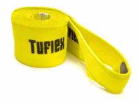 Trailer & Towing Accessories - Tow Ropes and Straps - Tuflex - Tuflex 6" Wide Tow Strap 30 ft Long 45,000 lb Capacity Nylon - Yellow