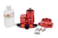 Waterman Racing Components - Waterman Racing Components Mini Sprint Hex Driven Fuel Pump 120 gph Three 6 AN Male Ports Aluminum - Red Anodize