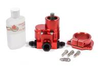 Waterman Racing Components Focus Hex Driven Fuel Pump 180 gph Three 6 AN Male Ports Aluminum - Red Anodize