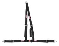 Seat Belts & Harnesses - UTV Restraint Systems - RJS Racing Equipment - RJS Racing Equipment Buggy Belt Harness 4 Point Push Button Buckle Pull Down Adjust - Bolt-On