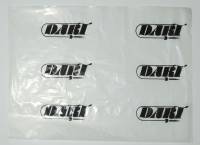 Dart Machinery 37-1/2 x 57-1/2" Engine Storage Bag 4 mil Dart Logo Plastic - Clear