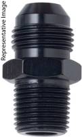 Fragola -8 AN x 3/4 MPT Straight Adapter Fitting - Black
