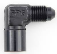 Gauge Fittings and Adapters - NPT to AN Gauge Fittings - Fragola Performance Systems - Fragola Gauge Adapter -4 AN Male - 1/8 NPT Port - 90