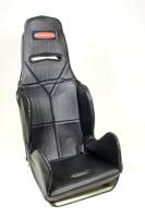 Kirkey Seat Covers - Kirkey 16 Series Economy Drag Seat Covers - Kirkey Racing Fabrication - Kirkey Economy Drag Seat Cover - Black Vinyl - 16"