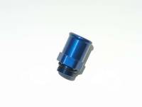 Special Purpose Fitting and Adapters - Water Pump Adapters and Fittings - Meziere Enterprises - Meziere #12 O-Ring to 1-1/4" Hose - Blue