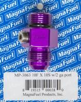 AN-NPT Fittings and Components - In-Line Port - MagnaFuel - MagnaFuel #10 Male Port to #10 Adapter Fitting