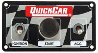 QuickCar Single Ignition Dirt Ignition Control Panel W/ 3 Wheel Brake Switch