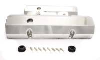 Racing Power Flat Top Valve Covers Tall Hardware Fabricated Aluminum - Polished