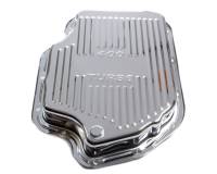 Racing Power Stock Depth Transmission Pan Finned Steel Chrome - TH400