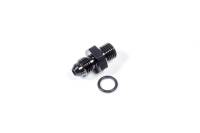 Triple X Race Co. Adapter Fitting Straight 4 AN Male to 4 AN Male O-Ring Aluminum - Black Anodize
