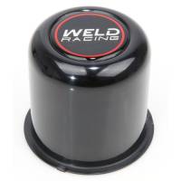 Wheel Center Caps and Components - Wheel Center Caps - Weld Racing - Weld Racing 3.160" Outer Diameter Wheel Center Cap Push Through Aluminum Black Anodize - Each