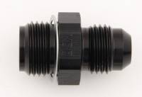 XRP Adapter Fitting Straight 6 AN Male to 5/8-18" Inverted Flare Male Aluminum - Black Anodize