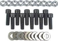 Allstar Performance Rotor Bolt Kit - Grade 5 - 5/16" Bolts - Washers and Self Locking Nuts (10 Each)