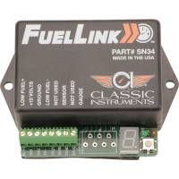 Classic Instruments - Classic Instruments Fuellink Fuel Level Interface 0-35 Ohms LED Calibration Readout Low Fuel Light Trigger - Kit