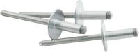 Hardware and Fasteners - Rivets and Components - Allstar Performance - Allstar Performance 3/16" Large Aluminum Head Rivets - Silver - (250 Pack) - Aluminum Mandrel
